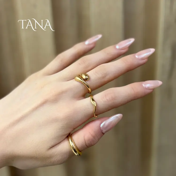 Golden rings (3 sets)