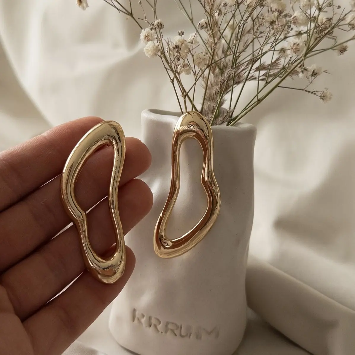 Golden earrings