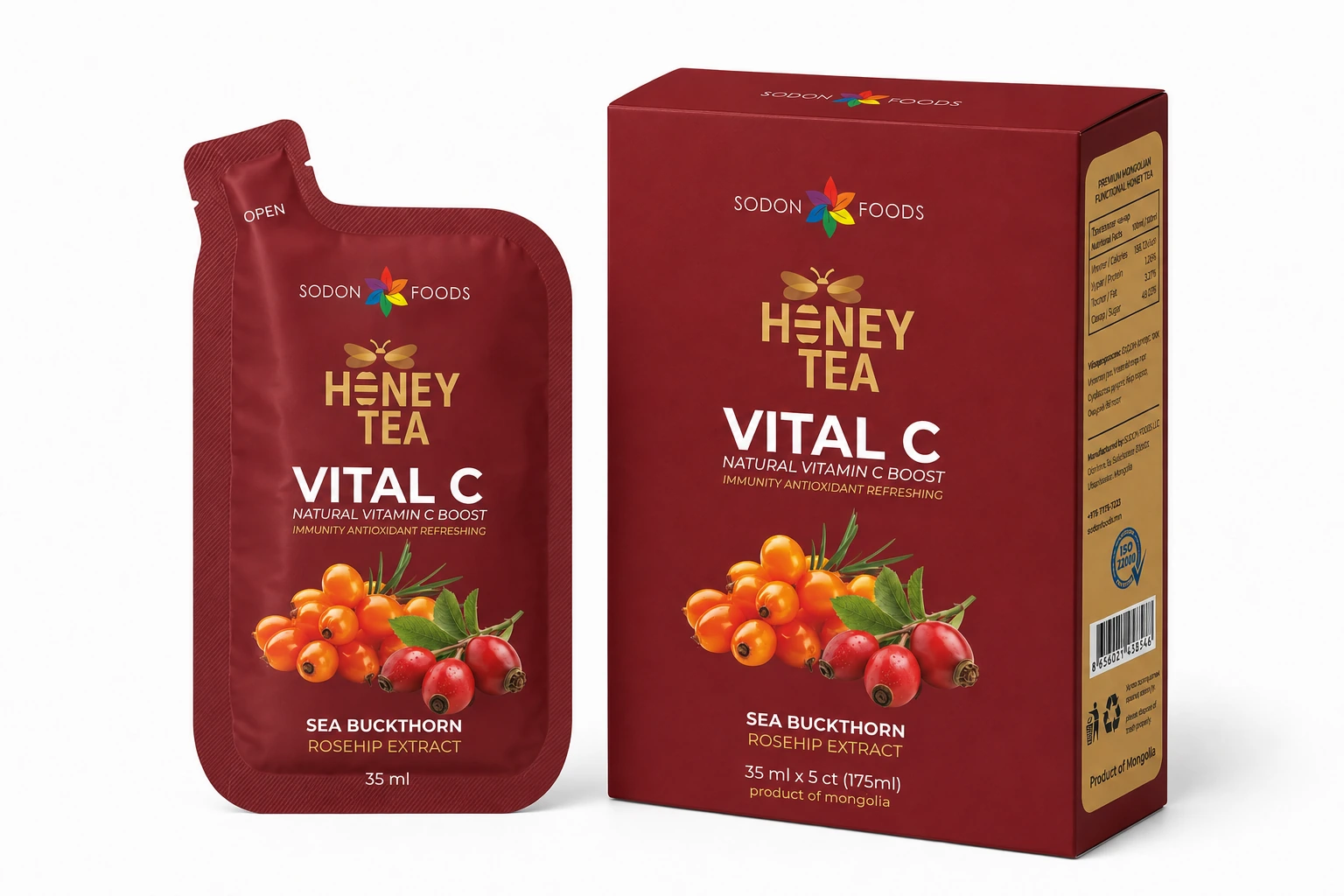 "VITAL C" НОХОЙН ХУШУУ, ЧАЦАРГАНА ЖИМСТЭЙ ЗӨГИЙН БАЛТАЙ ЦАЙ