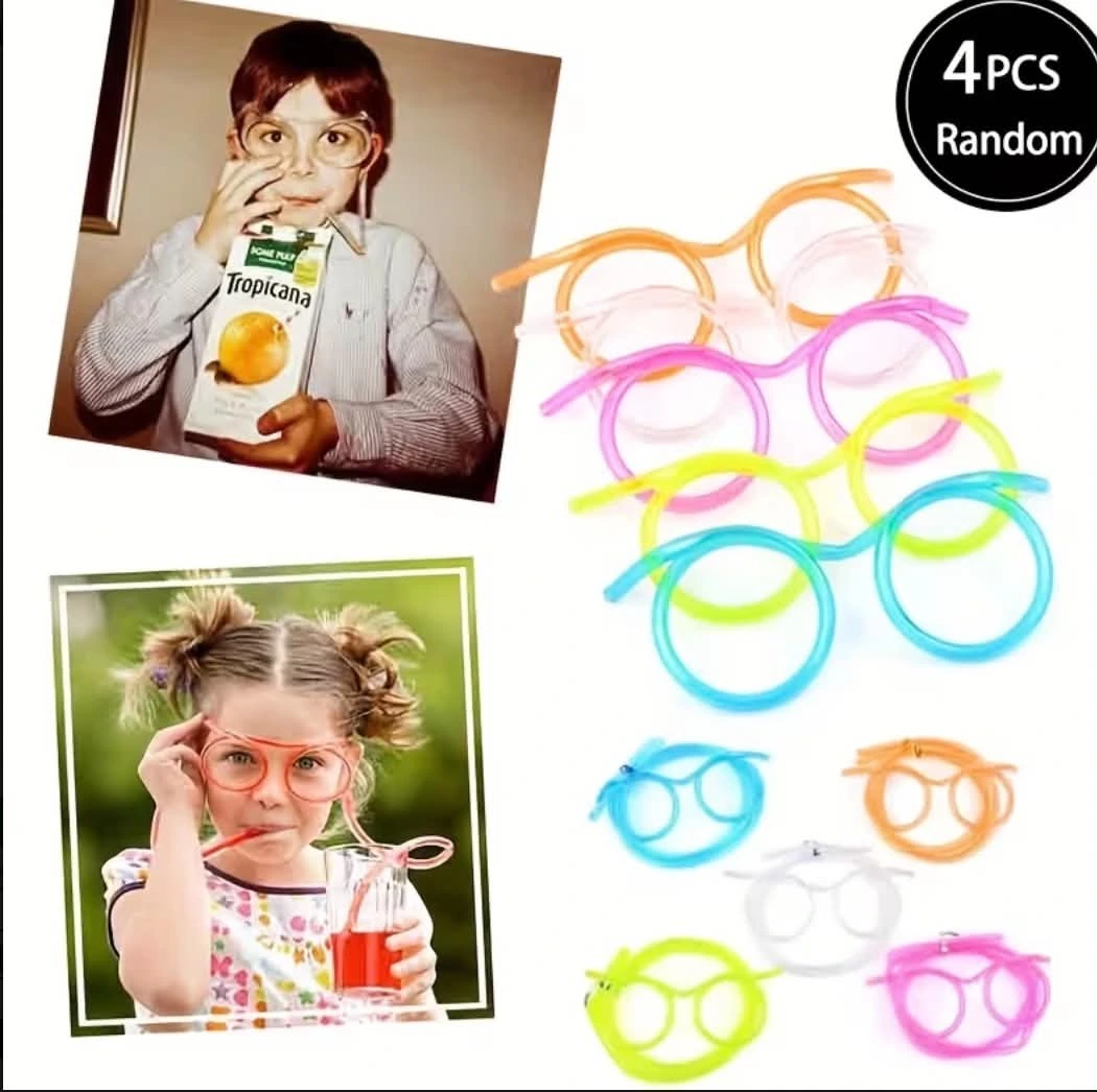 straw glasses
